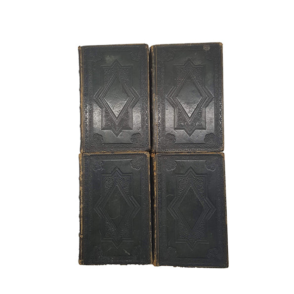 The Poetical Works of Lord Byron Volumes I-IV, 1829 (4 Books)
