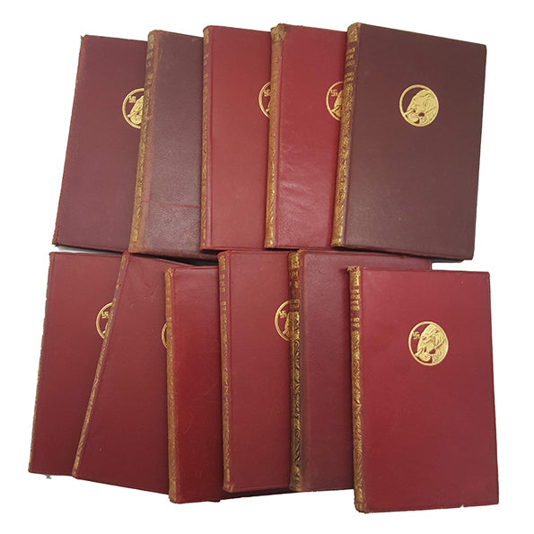 Rudyard Kipling Leather Collected Works - Macmillan, c.1920s (11 Books)