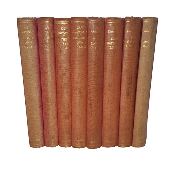 D. H. Lawrence's Collected Works - Secker, 1934 (8 Books)