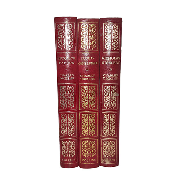 Charles Dickens Novels - Collins, c1980 (3 Red Books)