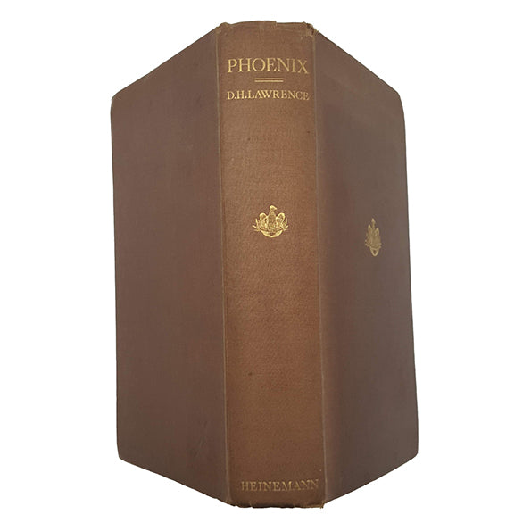Phoenix: The Posthumous Papers of D. H. Lawrence - 1st Edition, Heinemann, 1936