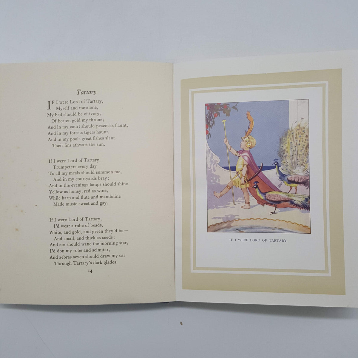 The Child's Book of Verse with 16 plates in colour by Margaret W. Tarrant