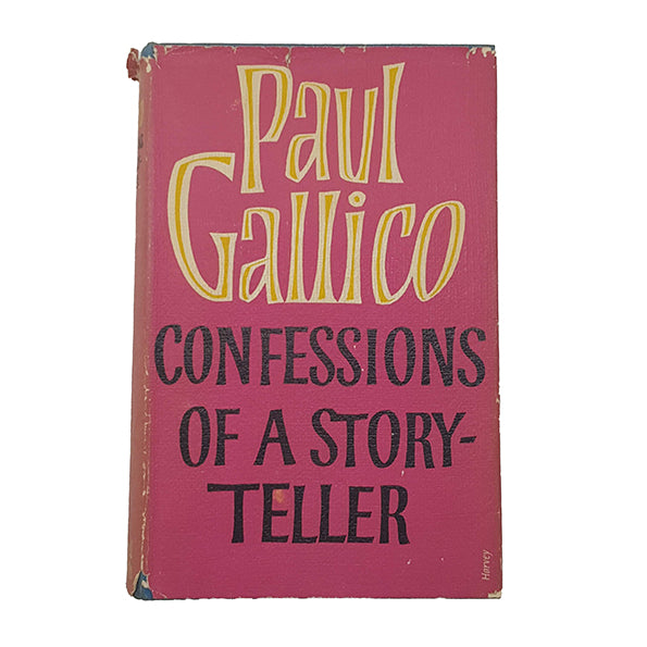 Confessions of a Story-Teller by Paul Gallico - Michael Joseph, 1961