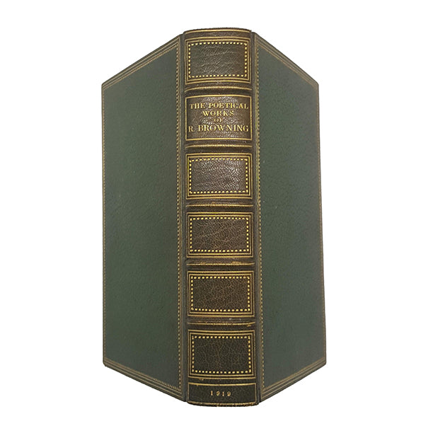 The Poetical Works of Robert Browning - John Murray, 1919