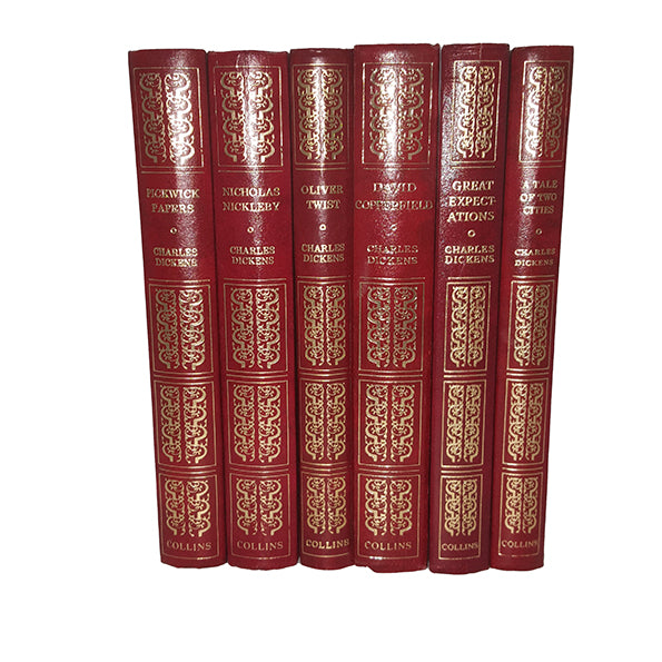 Charles Dickens Novels - Collins, c1980 (6 Red Books)
