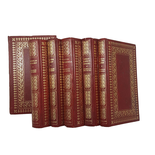 Charles Dickens Novels - Collins, c1980 (6 Red Books)