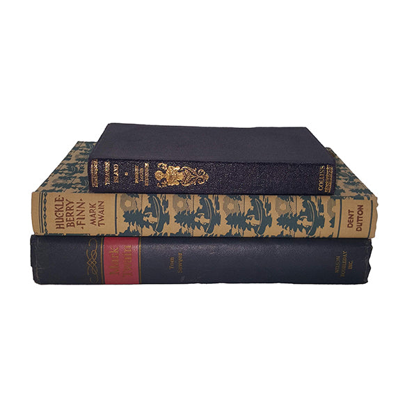 Adventure Collection - Tom Sawyer, Huckleberry Finn, Treasure Island (3 Books)