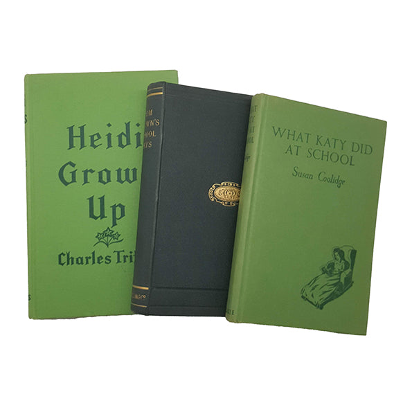 School Tales/Growing Up Collection - Heidi Grows Up, Tom Brown&#39;s Schooldays, What Katy Did At School (3 Books)