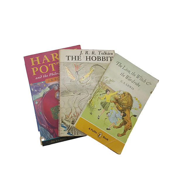 Fantasy Paperback Collection - Harry Potter, The Hobbit, The Lion The Witch &amp; The Wardrobe (3 Books)