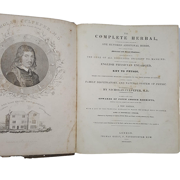 Culpeper's Complete Herbal - Thomas Kelly, 1835