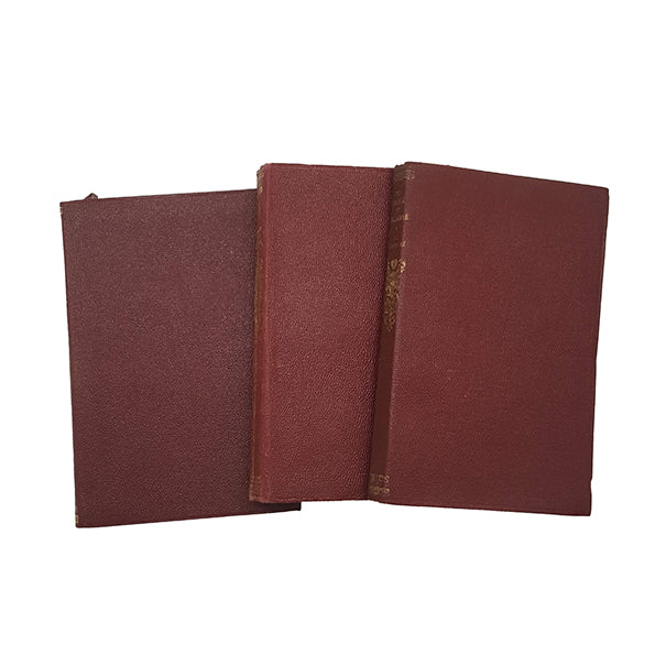 R. L. Stevenson Collected Works - Collins (3 Red Books)