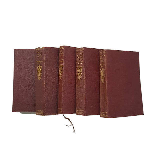 Alexander Dumas Collected Works - Collins (5 Red Books)
