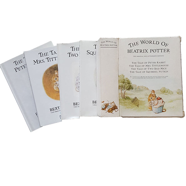 The World of Beatrix Potter: Peter Rabbit, Mrs. Tittlemouse, Two Bad Mice, Squirrel Nutkin (in cardboard box)