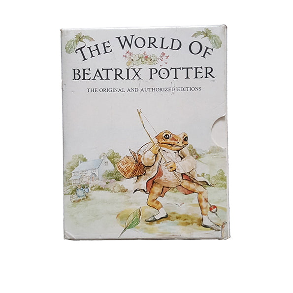 The World of Beatrix Potter: Jeremy Fisher, Mr. Tod, Mrs Tiggy-Winkle, Flopsy Bunnies (in cardboard box)