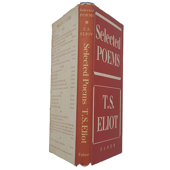 Selected Poems by T.S. Eliot - Faber, 1954