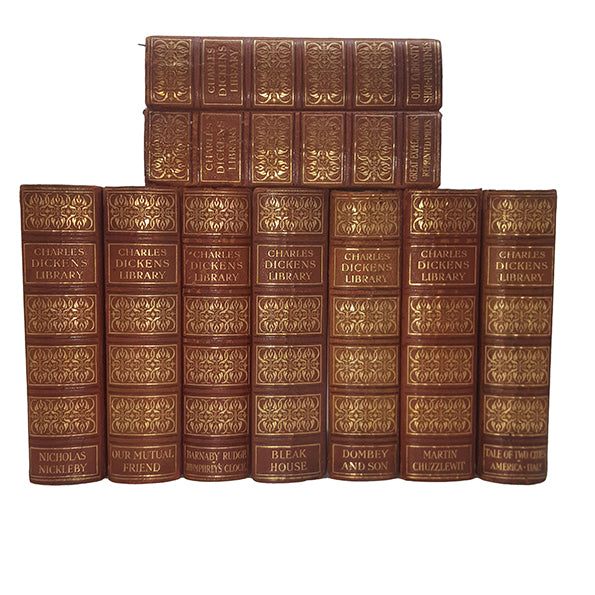 Charles Dickens Collected Works - 17 Leatherbound Books
