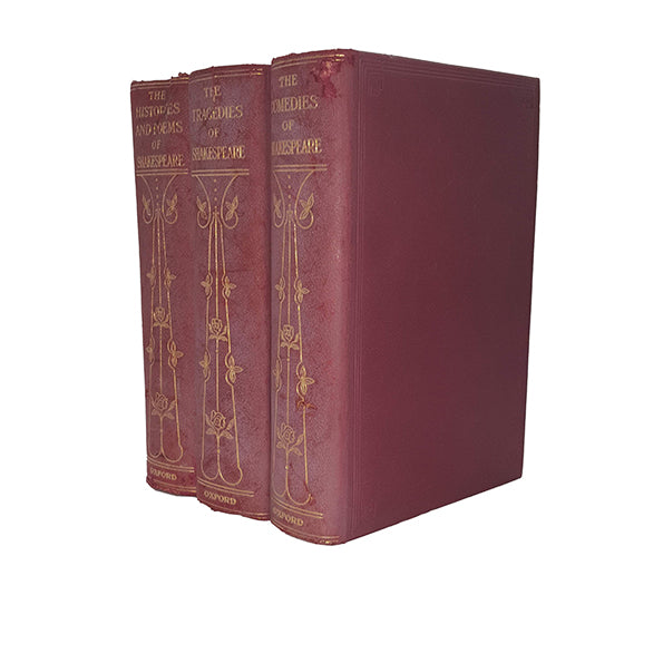 William Shakespeare's Comedies, Tragedies, Histories  (3 Leather Books)