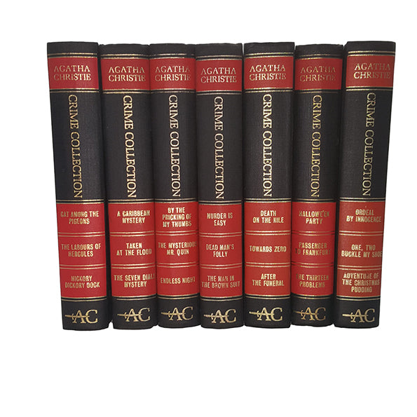 Agatha Christie Crime Collection - 7 Books - Hamlyn, 1971