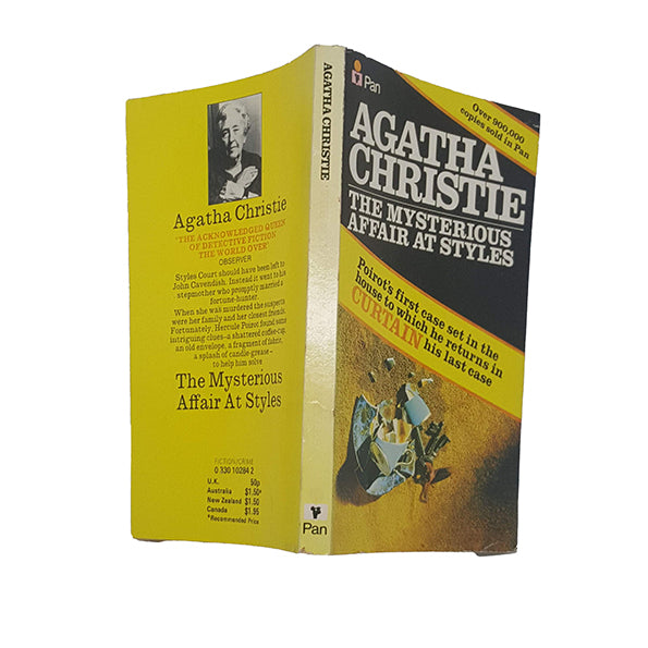 Agatha Christie's The Mysterious Affair at Styles - Pan Books, 1975