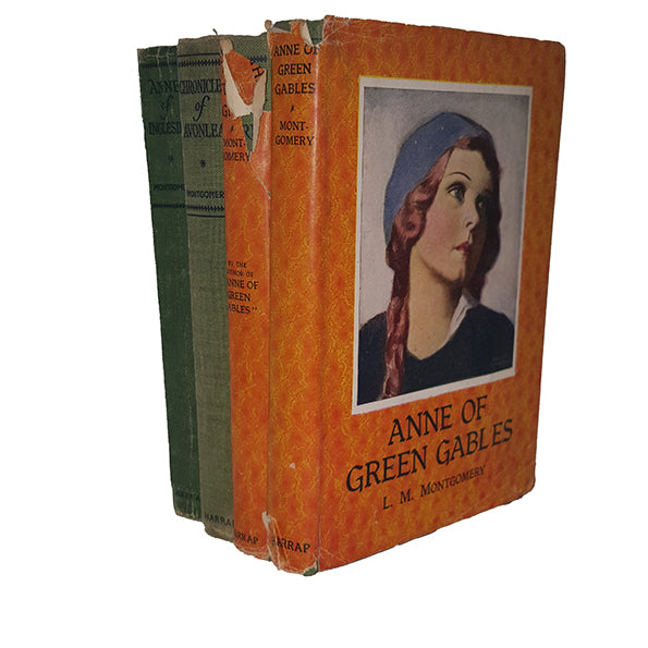 L. M. Montgomery's Anne of Green Gables, Chronicles of Avonlea, Anne of Ingleside &amp; The Story Girl - Harrap, c.1950 (4 Books)