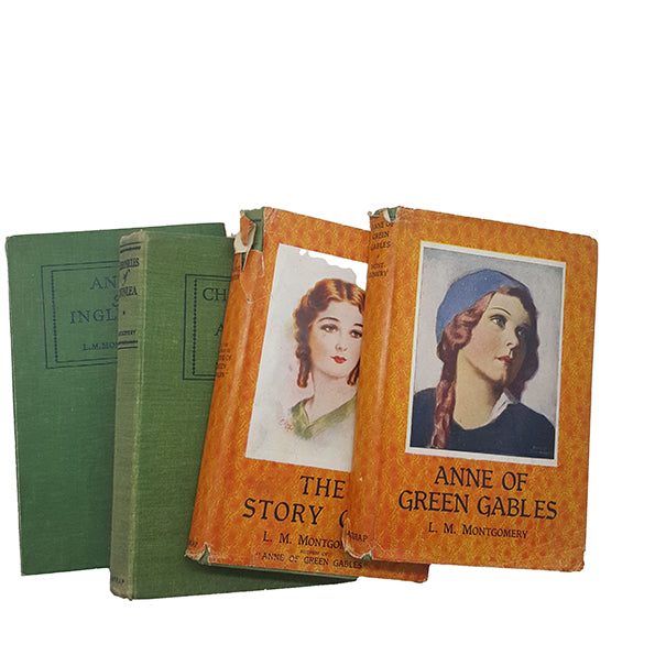 L. M. Montgomery's Anne of Green Gables, Chronicles of Avonlea, Anne of Ingleside &amp; The Story Girl - Harrap, c.1950 (4 Books)