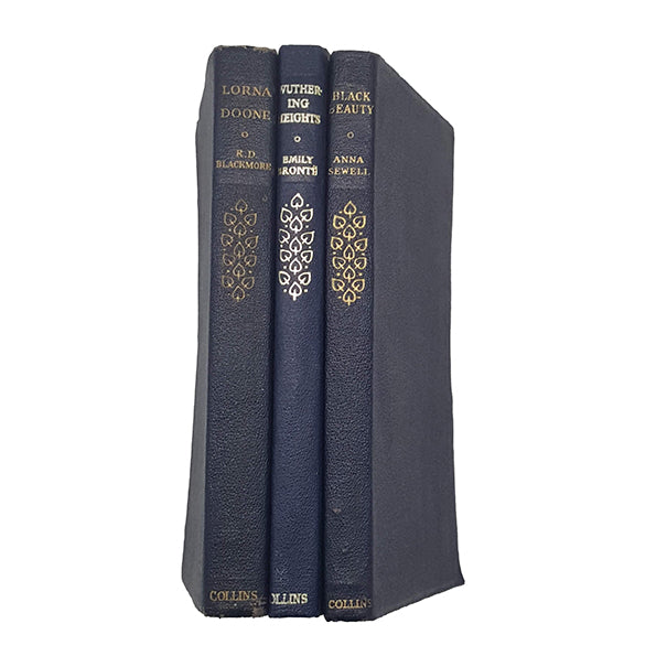 Wuthering Heights, Lorna Doone, Black Beauty 3 Vintage Book Collection (3 Books)