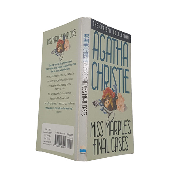 Miss Marple's Final Cases by Agatha Christie - Fontana, 1980