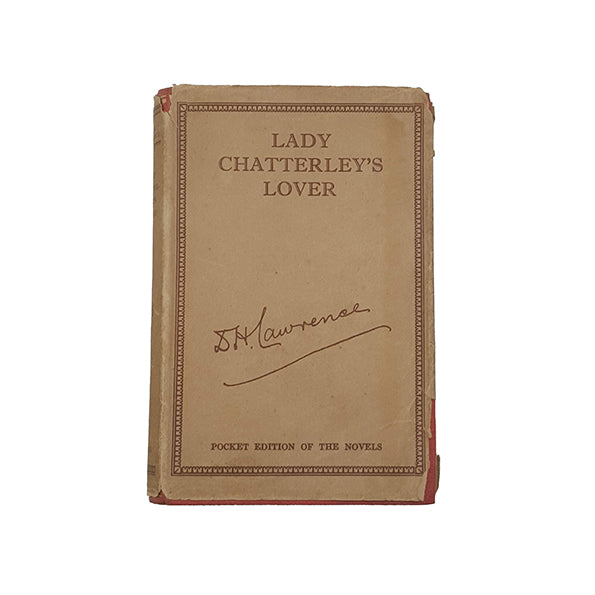 Lady Chatterley's Lover by D. H. Lawrence - Secker, 1934