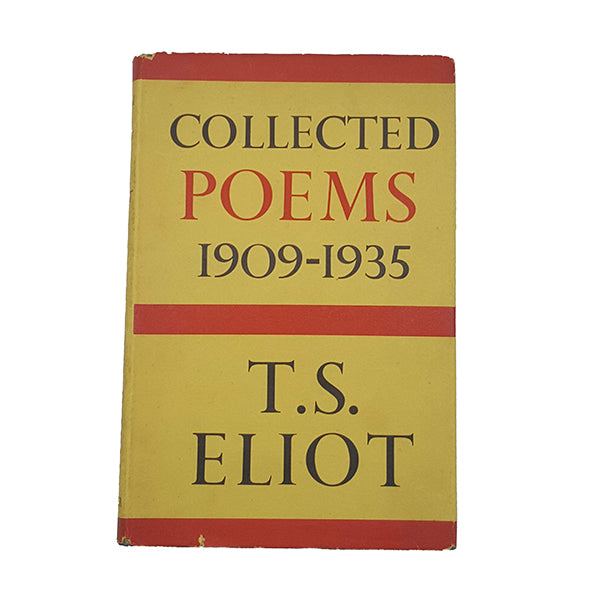 Collected Poems 1909-1935 by T.S. Eliot - Faber, 1959