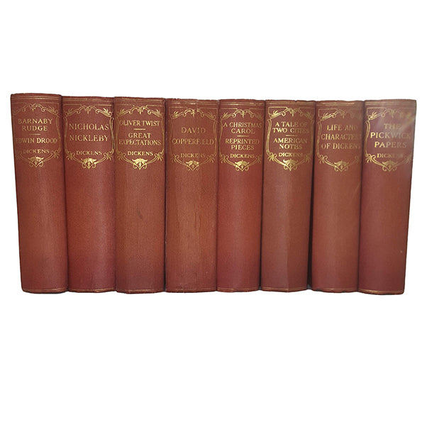 Charles Dickens' Collected Works - Odhams (16 Red Books)