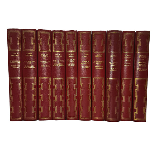 Agatha Christie Collected Works c.1970 (10 Red Books)