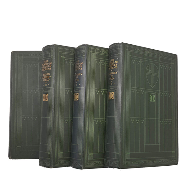 Charles Dickens' David Copperfield 1-2 &amp; Dombey and Son 1-2 - Illustrated, Chapman (4 Books)