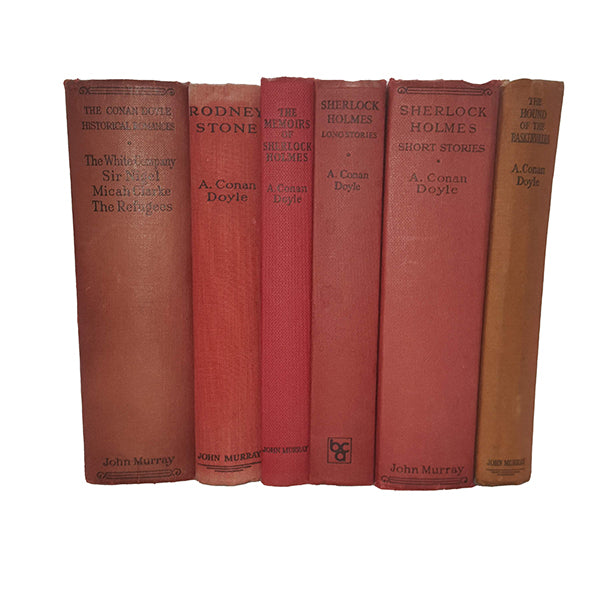 A. Conan Doyle Collected Works (6 Red Books)