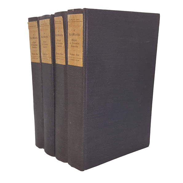 Don Quixote by Miguel de Cervantes Volumes 1-4 (4 Books)