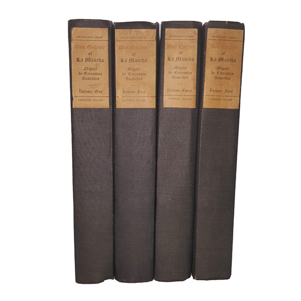 Don Quixote by Miguel de Cervantes Volumes 1-4 (4 Books)