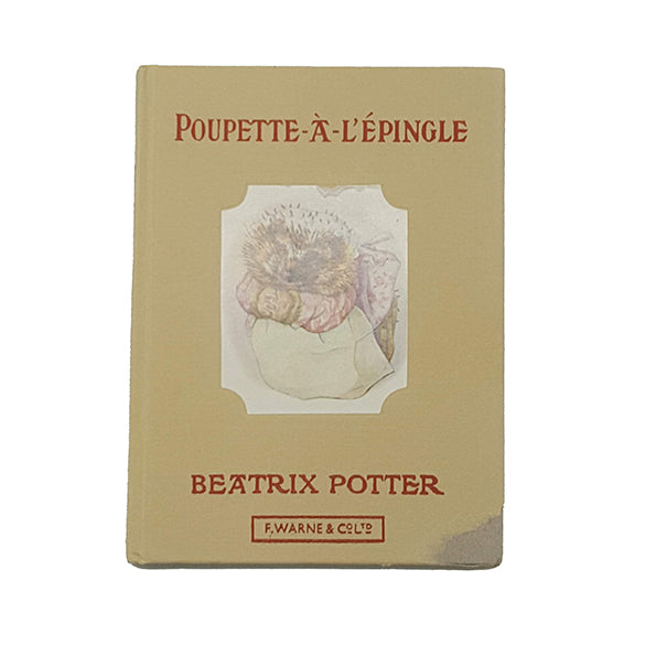 Beatrix Potter's Poupette-A-L'épingle - Mrs. Tiggy-Winkle in French