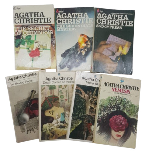 Agatha Christie Vintage Paperback Collection - Fontana, c.1970 (7 Books)