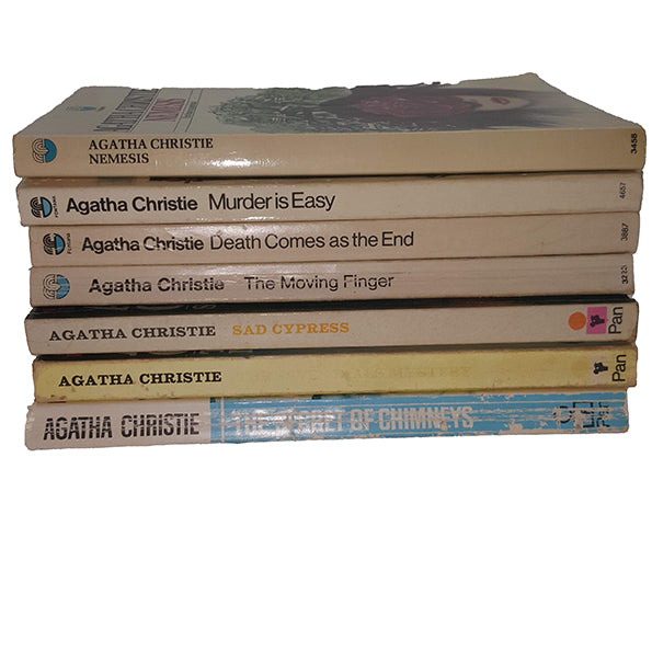 Agatha Christie Vintage Paperback Collection - Fontana, c.1970 (7 Books)