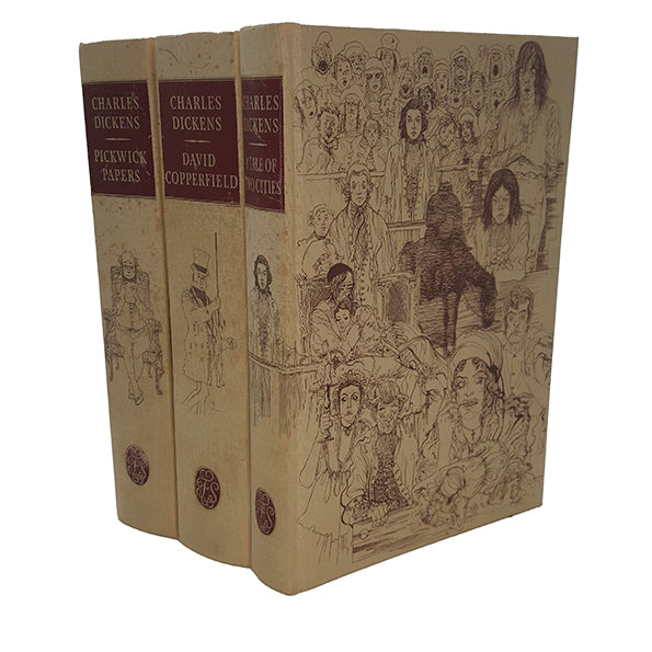 Charles Dickens' A Tale of Two Cities; David Copperfield, Pickwick Papers - Folio, 1994