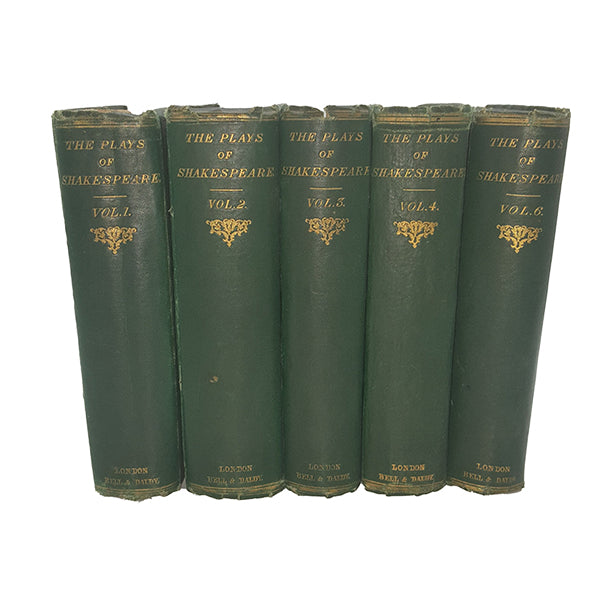 The Plays of William Shakespeare - Bell and Daldy, 1864 (5 Books)