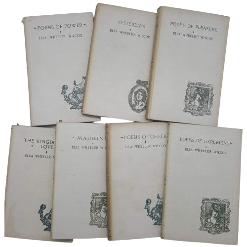 Poetical Works of Ella Wheeler Wilcox - Gay and Hancock, 1911 (7 Books)