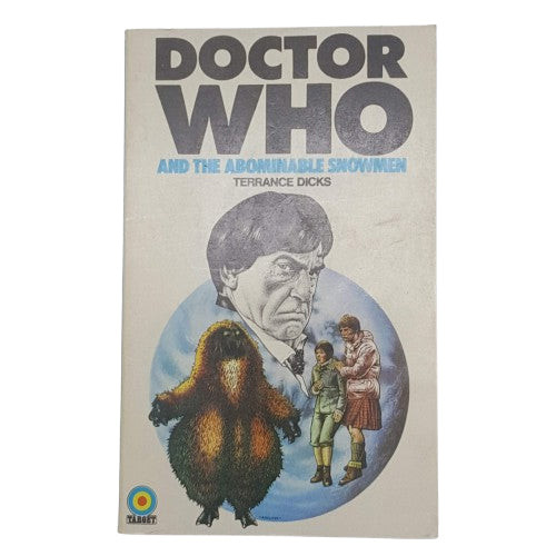 Signed - Doctor Who And The Abominable Snowmen by Terrance Dicks - Target, 1974