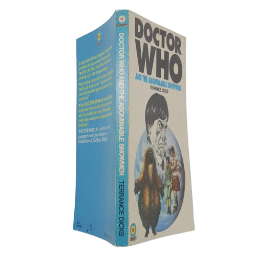 Signed - Doctor Who And The Abominable Snowmen by Terrance Dicks - Target, 1974