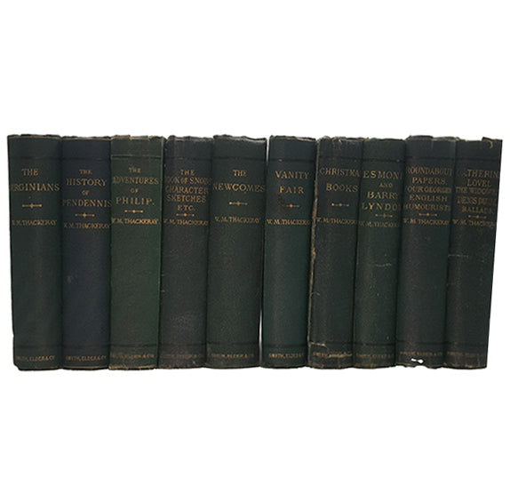 W. M. Thackeray Collected Works - Smith, Elder &amp; Co., 1892 (10 Books)