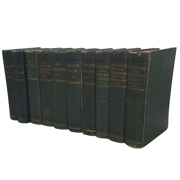 W. M. Thackeray Collected Works - Smith, Elder &amp; Co., 1892 (10 Books)
