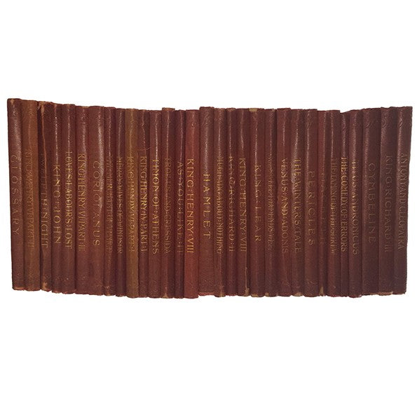 The 'Pocket Falstaff' of William Shakespeare's Works (31 Red Books)