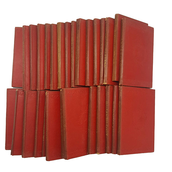 The 'Pocket Falstaff' of William Shakespeare's Works (31 Red Books)