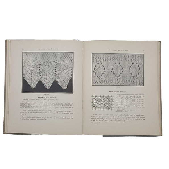 The Complete Knitting Book by Marjory Tillotson - Pitman, 1933
