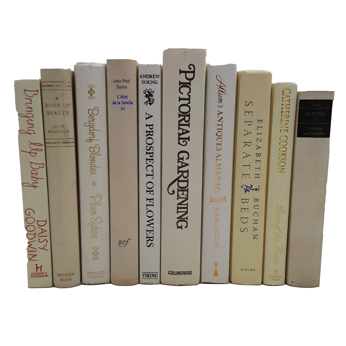 Books by the Metre: White &amp; Cream