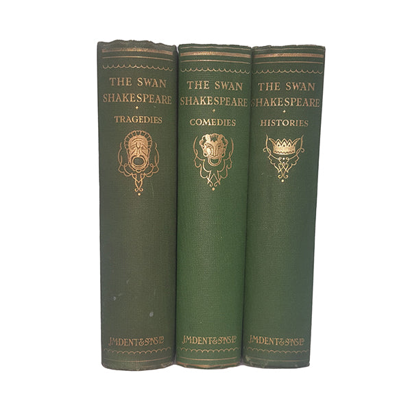 The Swan Shakespeare: A Player's Edition, Comedies, Tragedies, Histories (3 Books) J. M. Dent, 1930